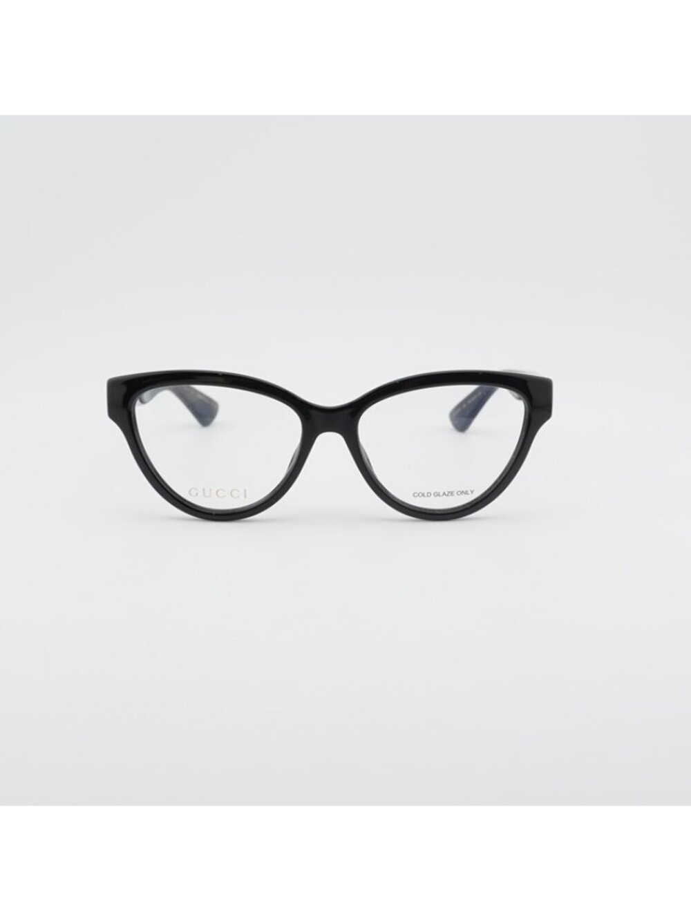 Gucci GG1581O 006 Eyeglasses Black/Blue 55mm Cat Eye Frame - Picture 2 of 12
